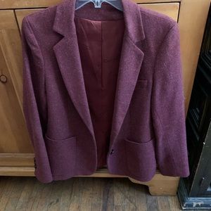 Wine color vintage blazer